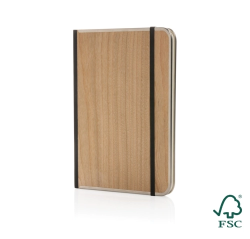 Treeline A5 wooden cover deluxe notebook